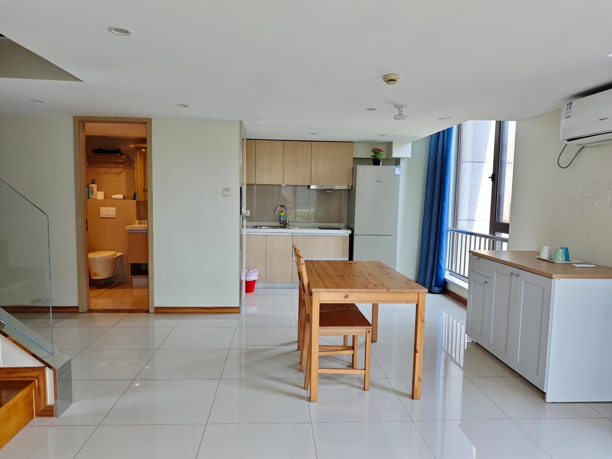 Inestin Shanghai Apt Waigaoqiao Buitenkant foto